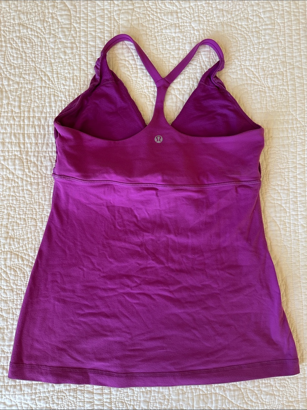 Lululemon raspberry Ruched Racerback Tank Top - Picture 3 of 3